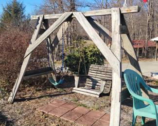 Child's swingset and frame