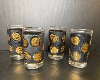 MCM vintage Libbey highballs set 6