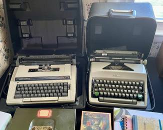 Vintage electric typewriters