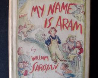 Antique book - My Name is Aram by Willam Saroyan