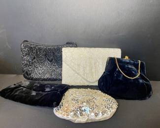 Beaded & velvet evening bags vtg