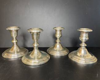 Sterling candlesticks Frank M Whiting & Co