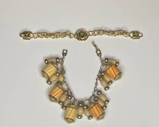 Napier & Trifari vintage bracelets 