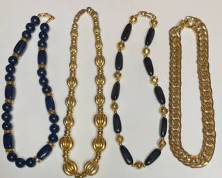 Vintage costume necklaces: brands include Trifari, Monet, Napier, Haskell & more 