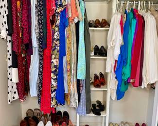 5 Full closets of clothes & shoes- ALL Vintage! 