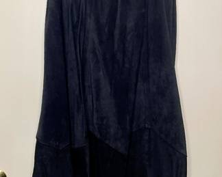 Vintage black suede skirt Britches of Georgetowne