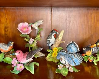 Lenox porcelain bird figurines 