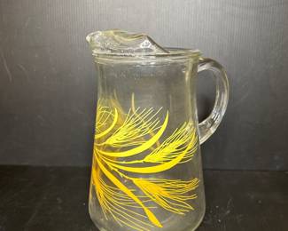 Vintage Libbey wheat pitcher 