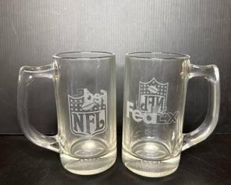 NFL beer mugs