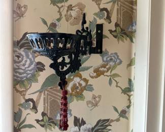 Antique wall plant holder