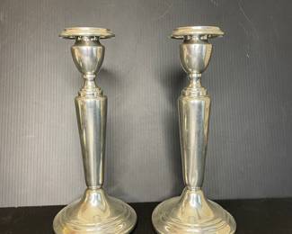 Revere Pewter candlesticks 