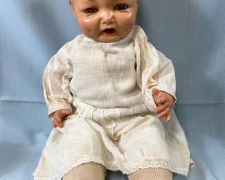 Effanbee Composite And Stuffed Body Doll