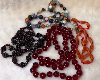 Garnet Other Stone Bead Strands