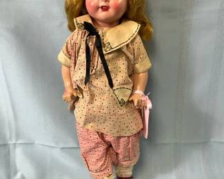 1930s Effanbee Rosemary Composite And Stuffed Doll