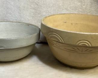 Salt Glaze Stoneware Mixing Bowls