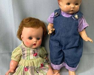 14 Effanbee Composite And A 12 Plastic Doll