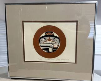 Limited Edition Signed Jean Ferrier, Silkscreen Print
