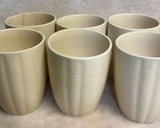 Six Vintage Ceramic Cups