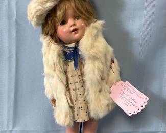 Antique Unmarked Composition Doll