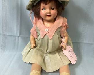 1930s 19 Unmarked Composition Doll