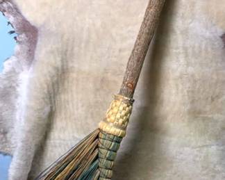 Straw Hearth Broom