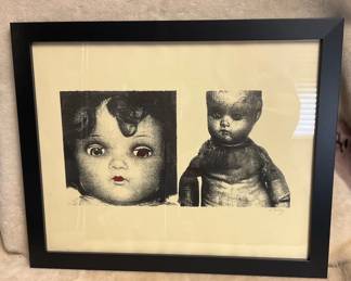 Signed Jane Talley Doll Lithograph