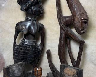 Hardwood Figurines For Repair or Repurpose