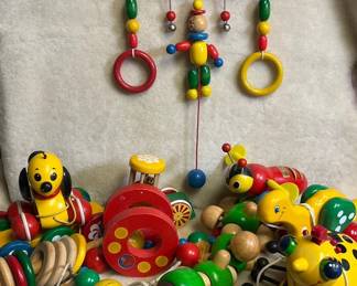 Pull Toys By Kouvalis, Genuine Busy Bee, Crib Mobile More