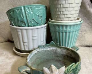 Roseville,Morton, McCoy Vintage Planters