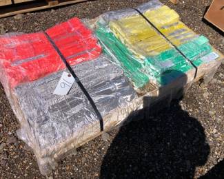 PALLET OF WEBBING SLINGS