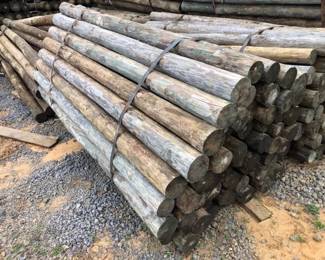 60 45 x 7.5 TREATED WOOD FENCE POSTS