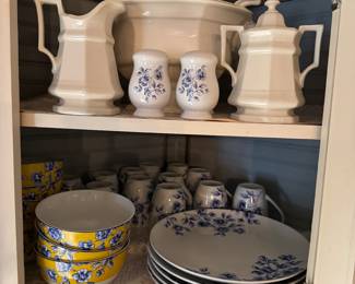 Paula Deen dishes and Ironstone dishes