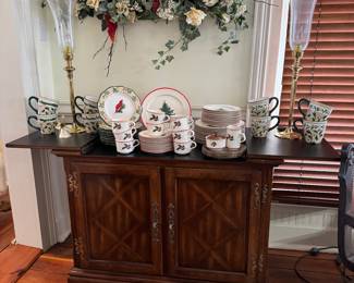 Mid century modern bar cabinet 