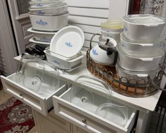 CorningWare Corn Flower Blue 