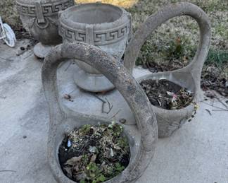 Concrete planters