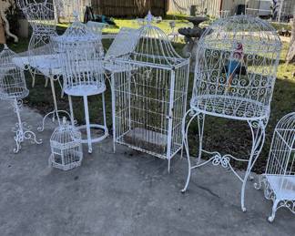 Wire planters and cages