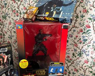 Star Wars games/toys in original boxes, some unopened