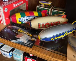 Goodyear, Texaco, Lionel blimp models 