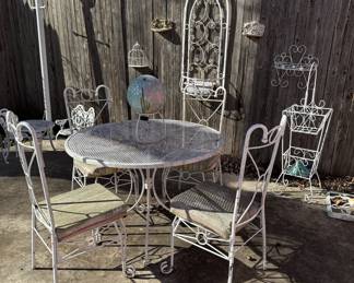 Garden table and chairs