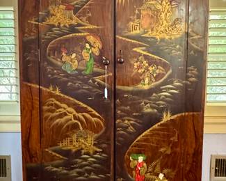 Vintage inlay wardrobe...must see to appreciate