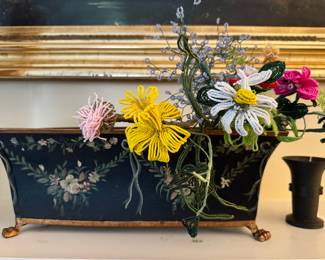 Handmade beaded flowers....