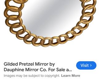 RARE - Daphne Pretzel Mirror