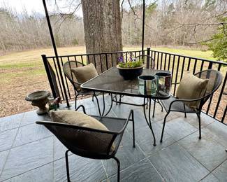 Patio table and chairs