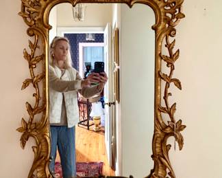 Gilt mirrors (sorry for the old lady in the image....)