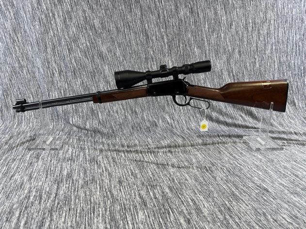 HENRY .22 LEVER ACTION RIFLE WITH SCOPE