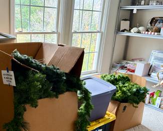 Indoor/Outdoor Christmas: lights, garland, wreaths, and accessories