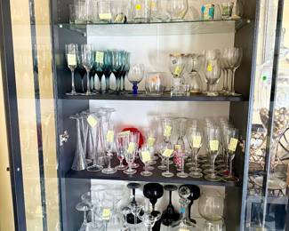 Vintage and new barware for wine and cocktail lovers, as well as collectors