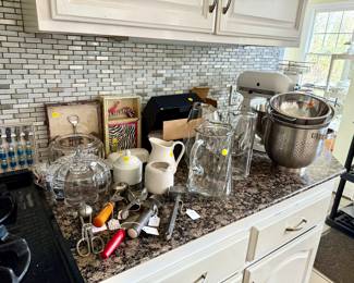 Kitchenware and serveware, new and vintage 