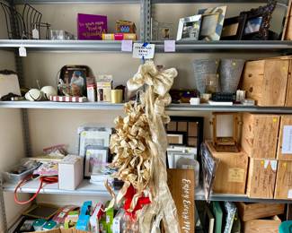 Miscellaneous photo frames and interesting home decor