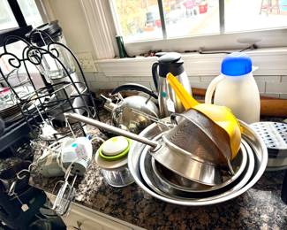 Kitchenware and serveware, new and vintage 